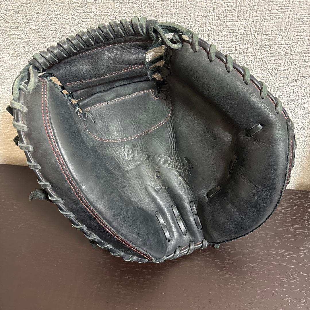 ミズノ WILLDRIVE キャッチャーミット レッド ファールカップセット
