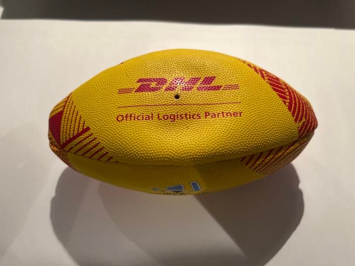 松島幸太郎などのサイン入りミニボール　ラグビーワールドカップ　2019 DHL