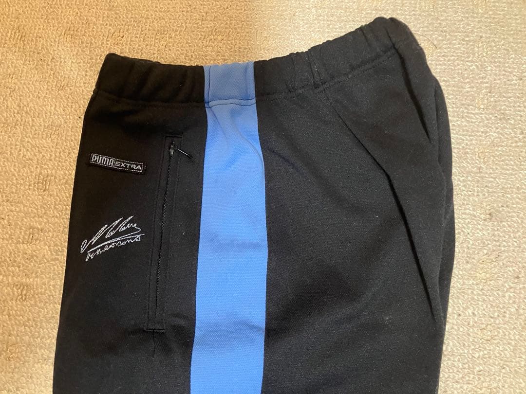 激レア品 PUMA 読売クラブ 上下セット （M〜L ）青/黒 マラドーナモデル