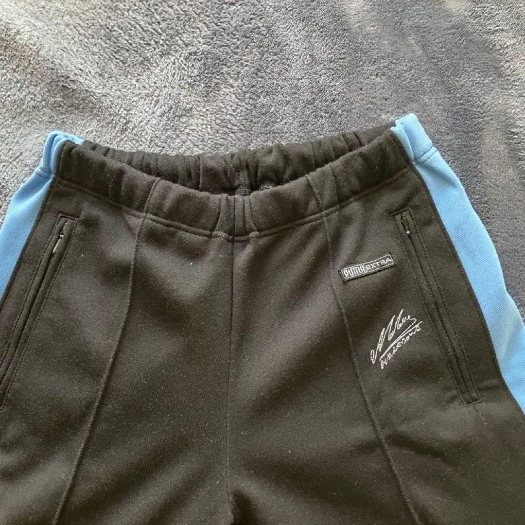 激レア品 PUMA 読売クラブ 上下セット （M〜L ）青/黒 マラドーナモデル