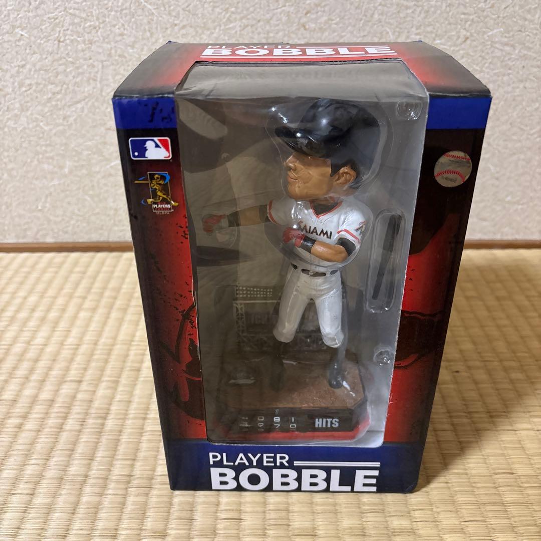 イチロー 3000本安打記念 カウンター付きボブルヘッド マイアミ・マーリンズ