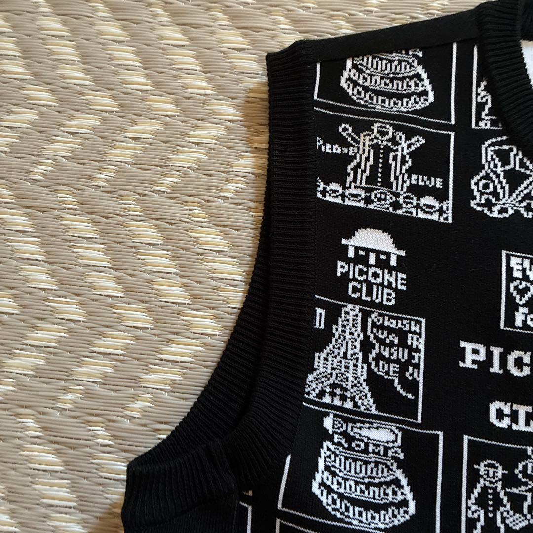 Picone Club グラフィックプリント ベスト サイズI