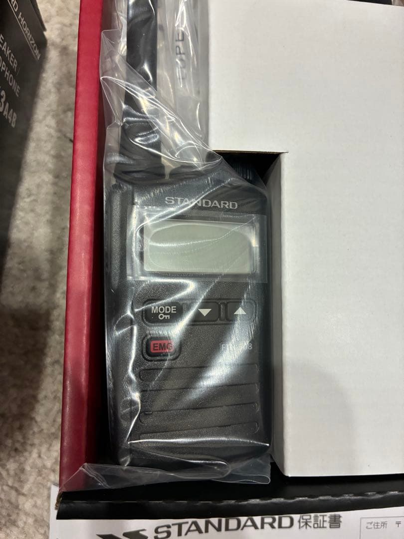 新品　日本製　STANDARD トランシーバー　スピーカーマイク　3セット