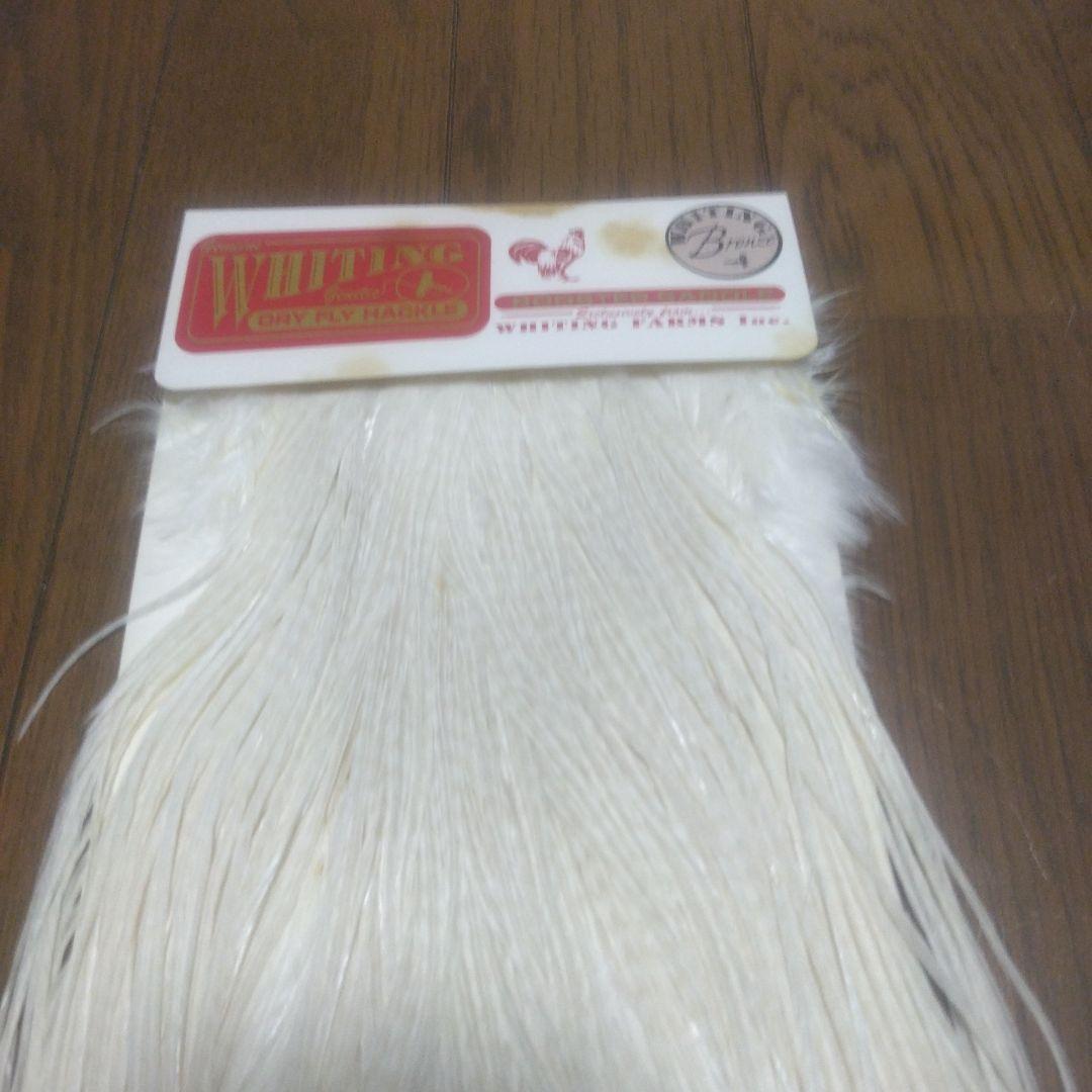 ルアー・フライ WHITING BRONZE ROOSTER SADDLE WHITE