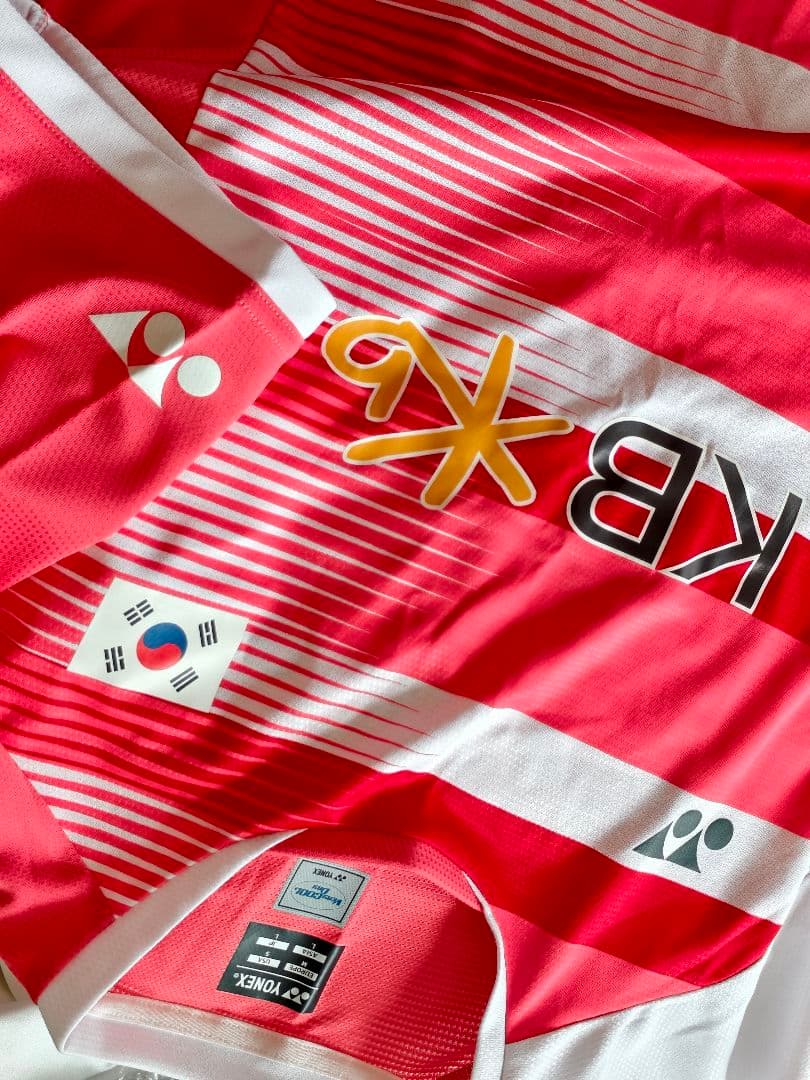 YONEX韓国代表選手支給品選手着用モデル 安洗瑩/徐承宰トナミ実業団NTT