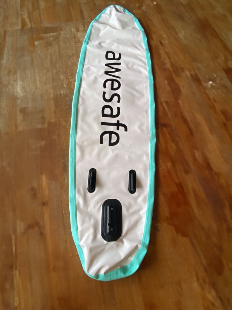 (中古)awesafe空気注入式 パドルボード*電動ポンプ付き(ライトブルー)