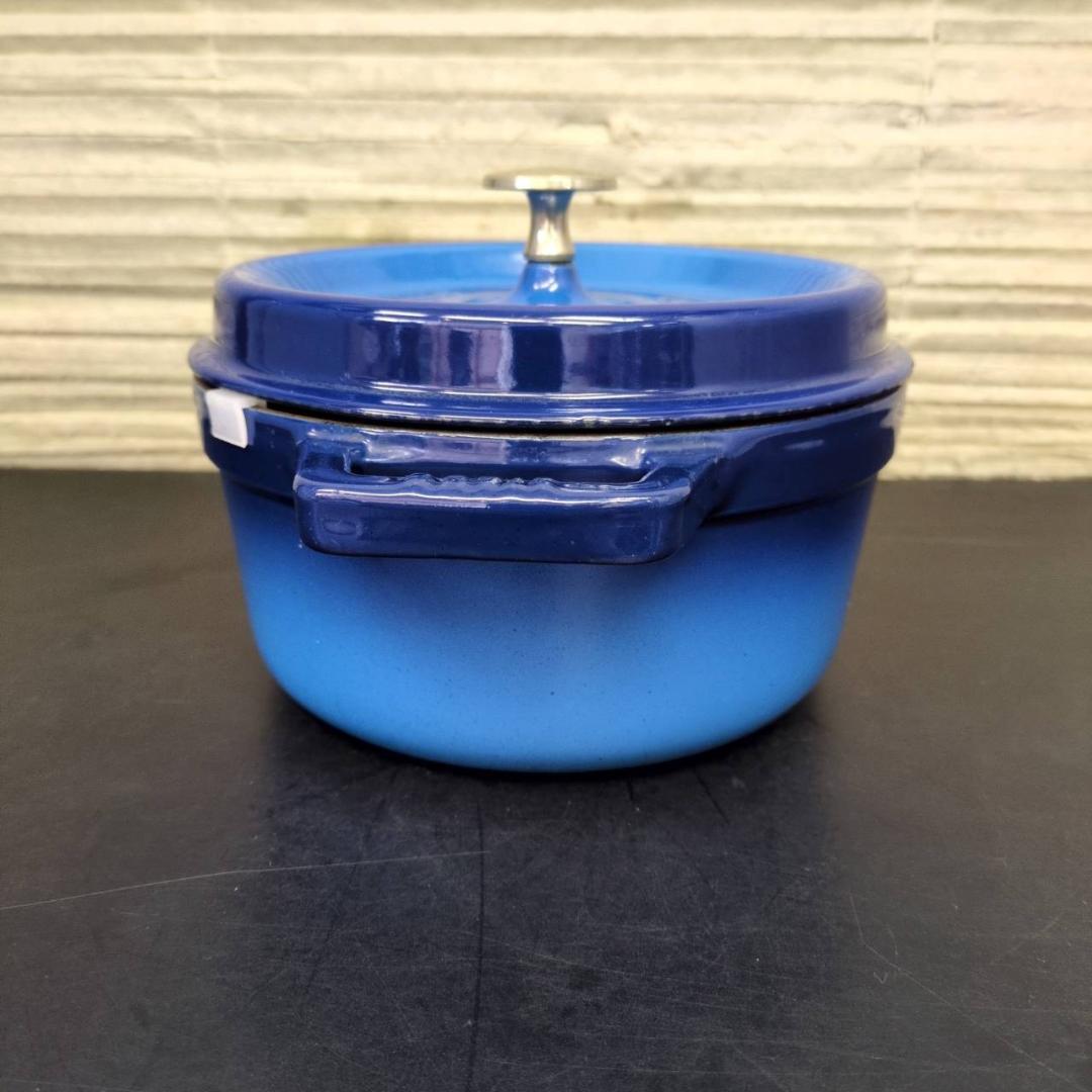 ☆ストウブ ピコ・ココット ラウンド 20cm ブルー STAUB