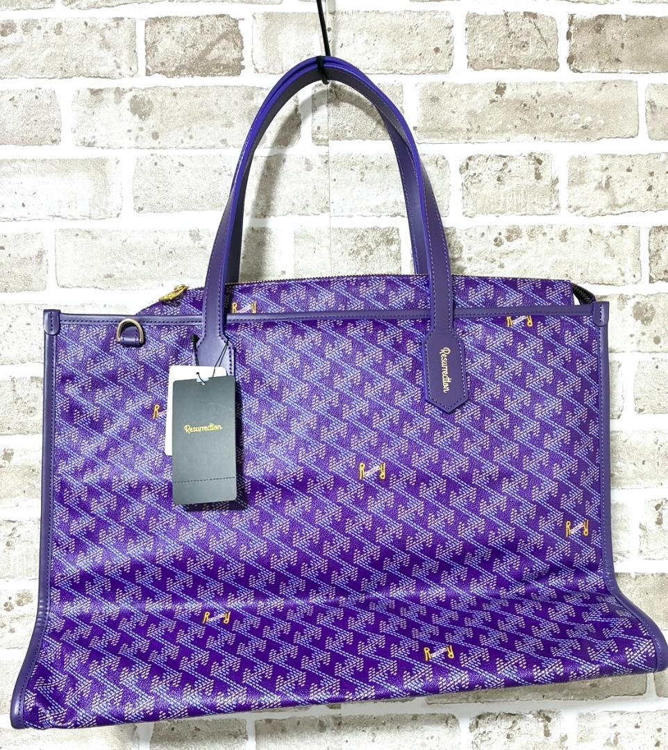 【早い者勝ち】新品 レザレクション 本革 ボストンバッグ ラニウススクエアビッグ