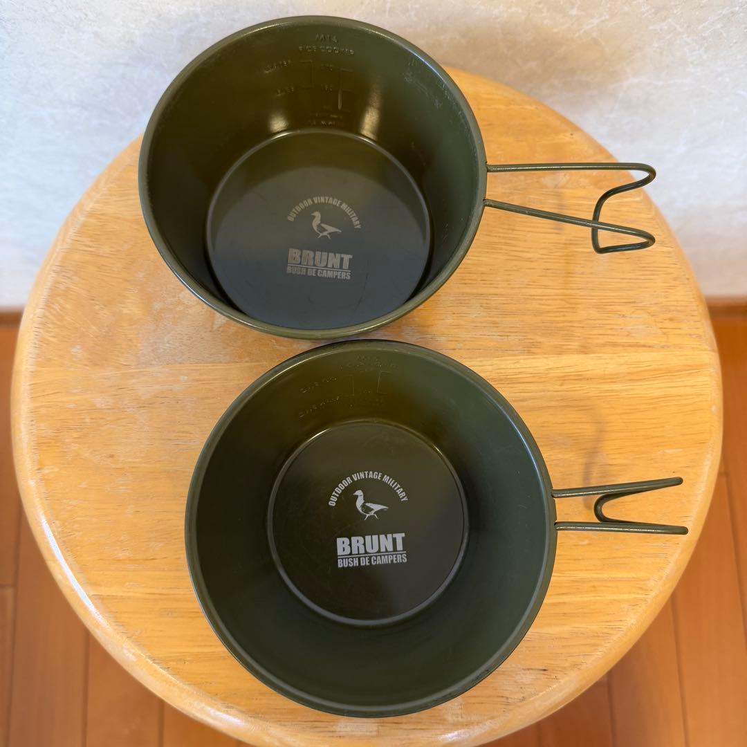 BRUNT ブラント シェラカップ 大小2個セット OD