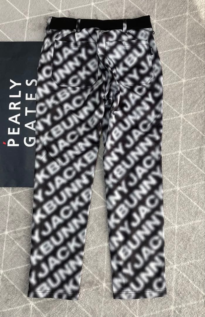 新品 パーリーゲイツ ジャックバニー エアシャット裏フリース防風パンツ(4)M