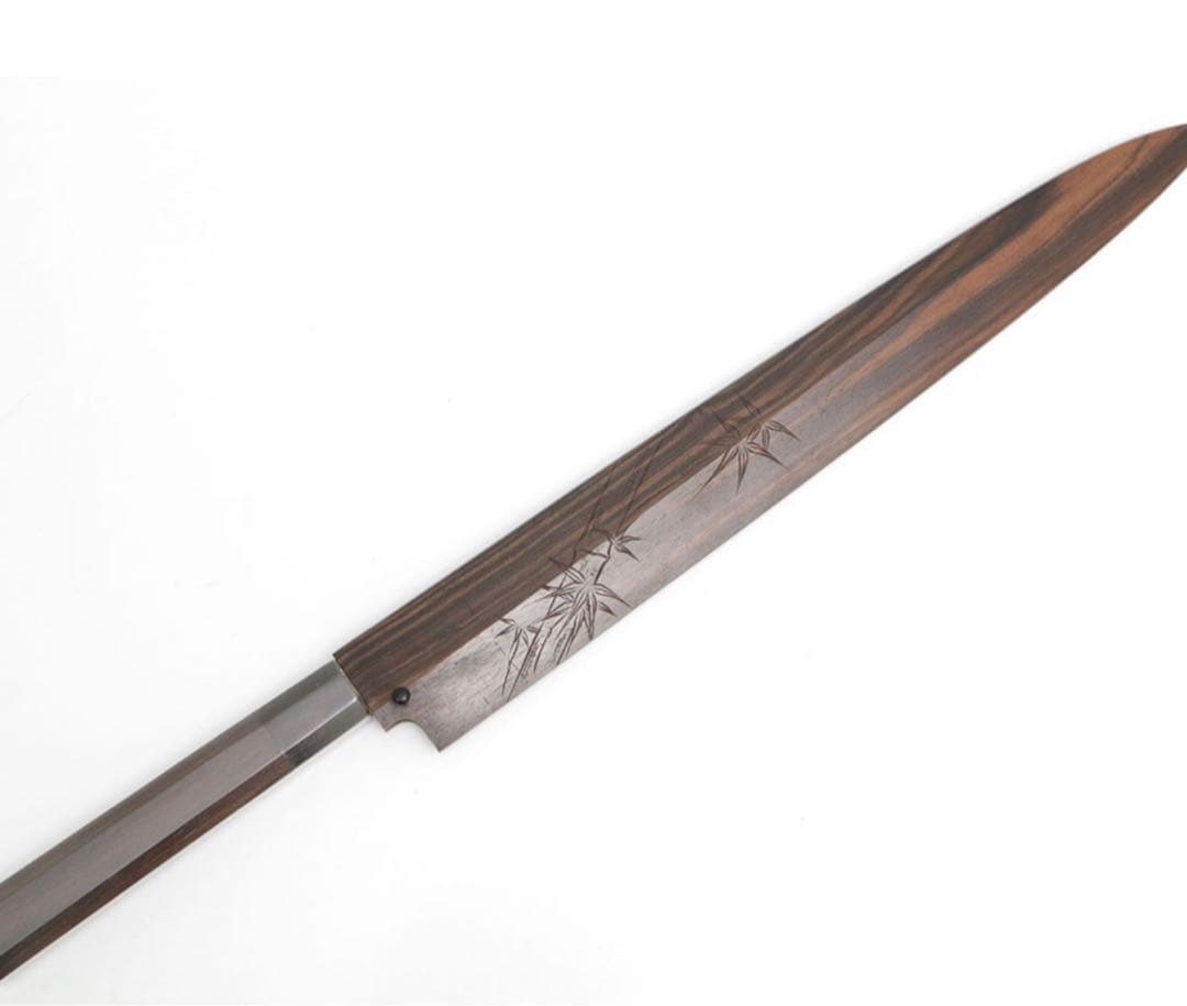 【未使用】33cm 尺一 本焼 不動國行 柳刃包丁
