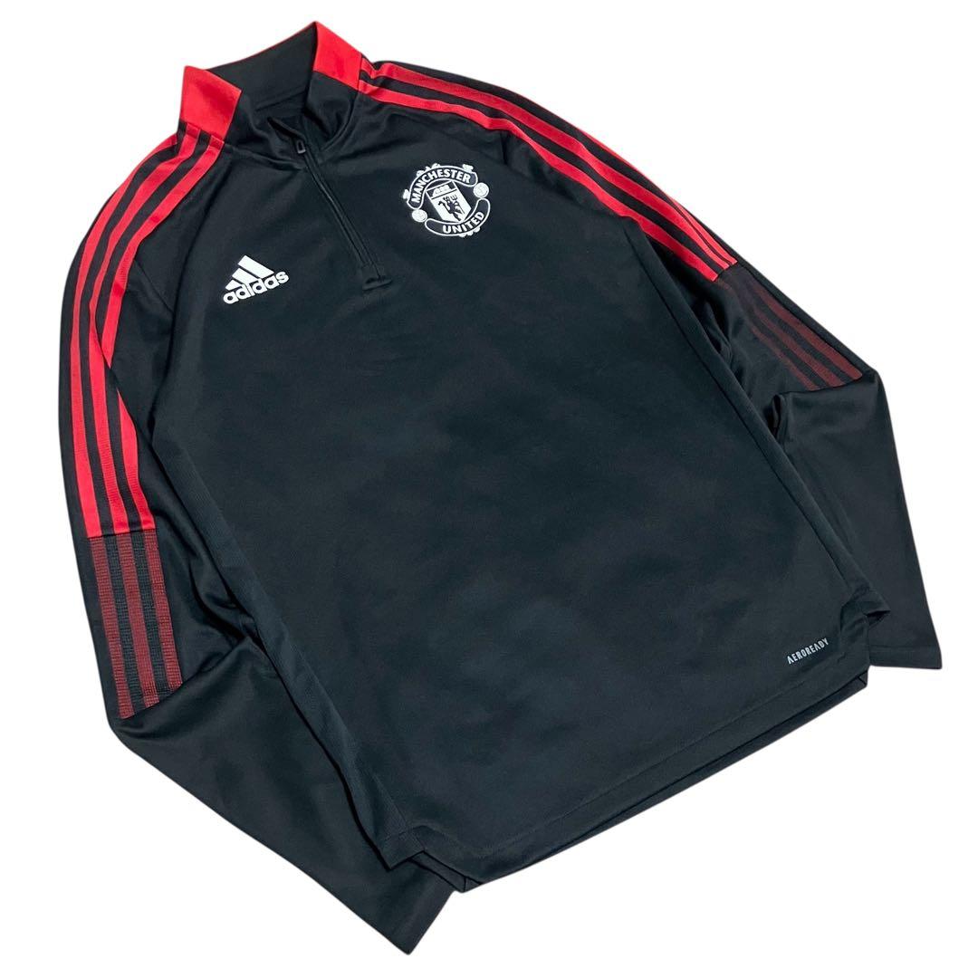 adidas マンチェスターユナイテッド トレーニングトップ ドリルトップ M