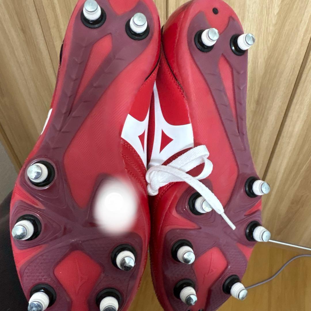 Mizuno 赤 スパイク シューズ ポイント付き