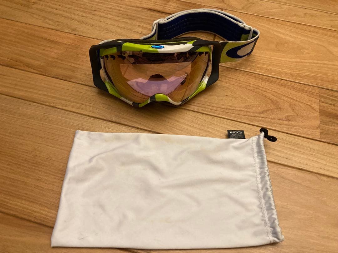 Oakley ミラーゴーグル グリーン/ホワイト