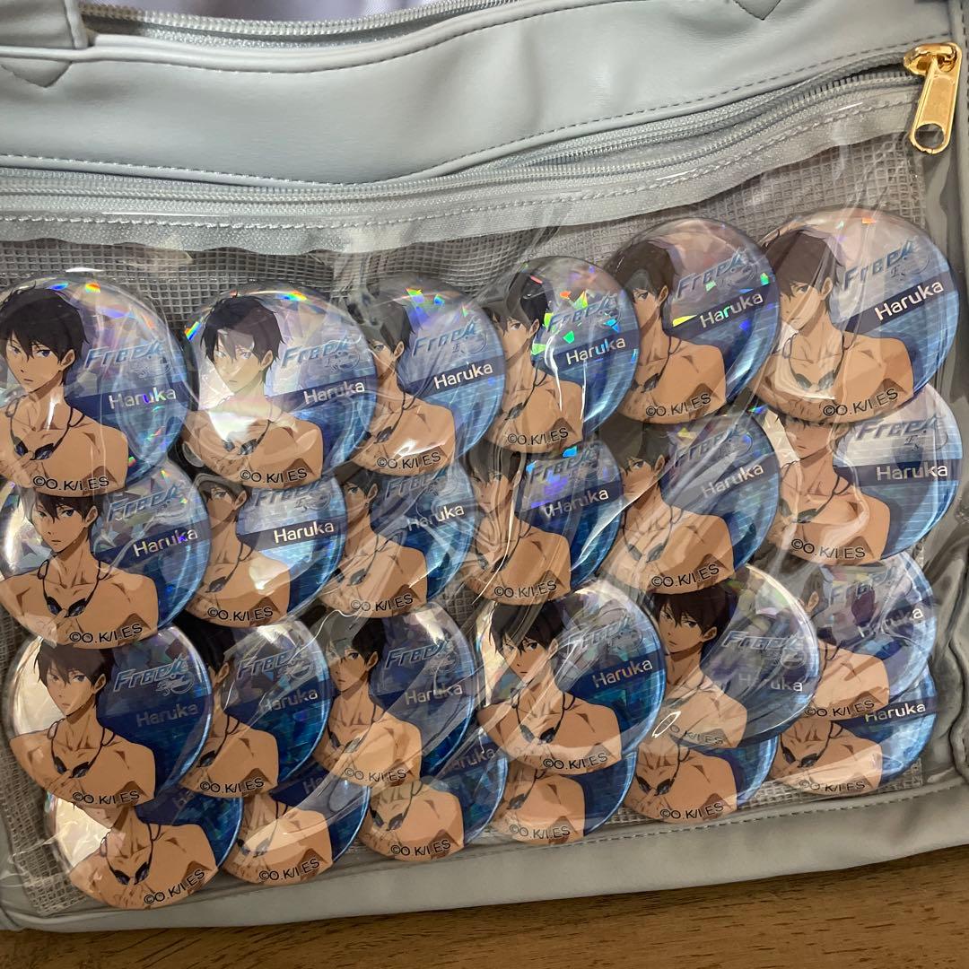 痛バック　痛バ　七瀬遙　フリー　Free！　缶バッジ
