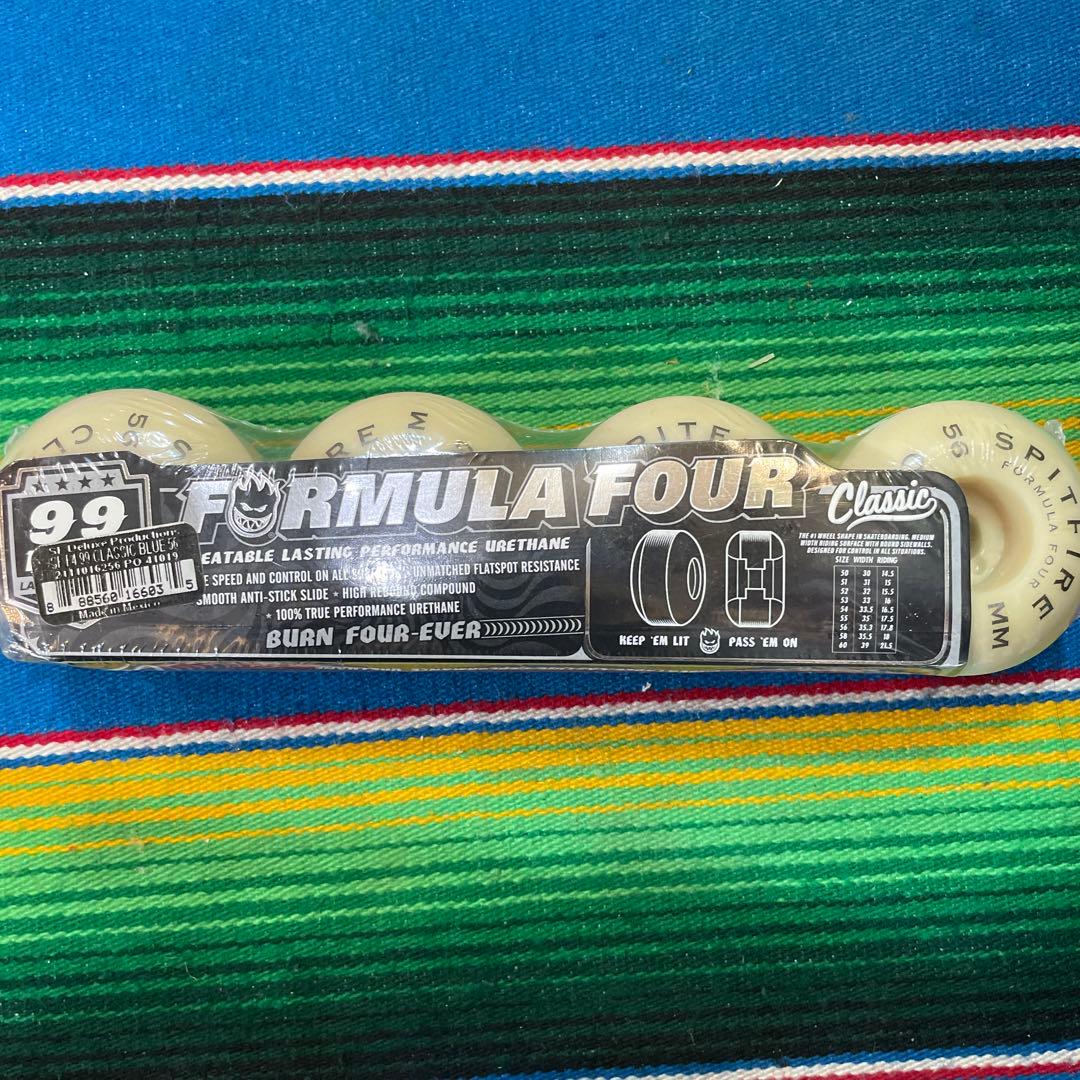 スケートボード SPITFIRE FORMULA FOUR 99 DURO 56MM