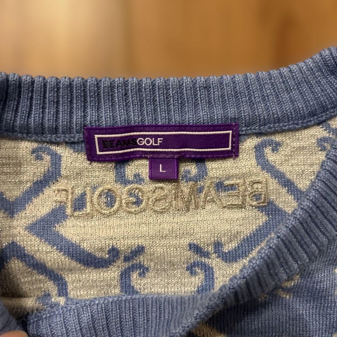 BEAMS GOLF レディースL ニット セットアップ 上下