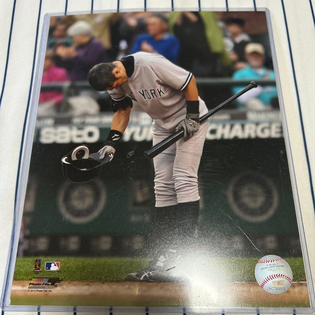 イチロー 31番 ニューヨーク・ヤンキース レプリカユニフォーム➕写真