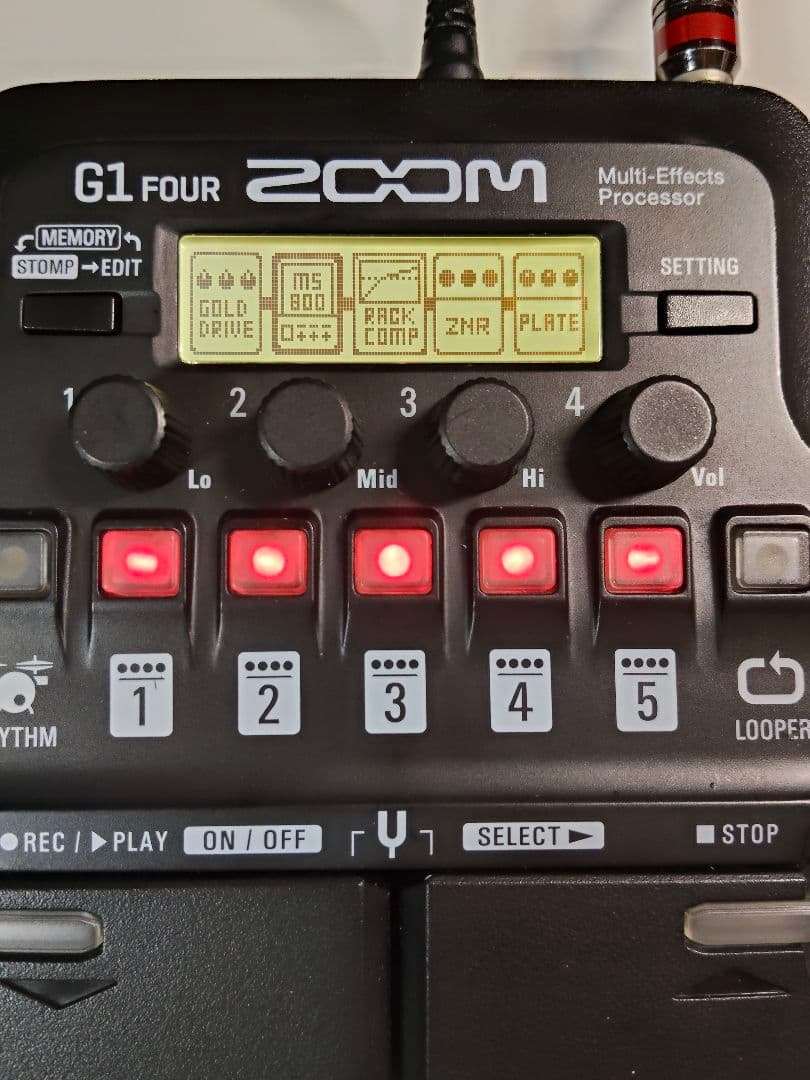 ZOOM G1 FOUR ギター用マルチエフェクター 動作確認済