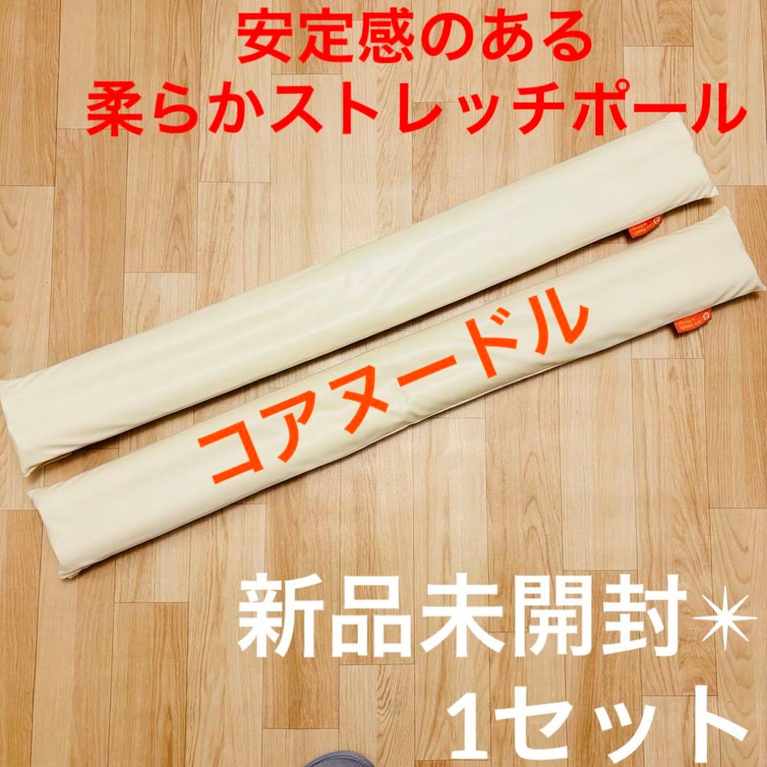 新品未開封【コアヌードル✴︎柔らかストレッチポール】姿勢腰痛改善✴︎肩甲骨リラックス