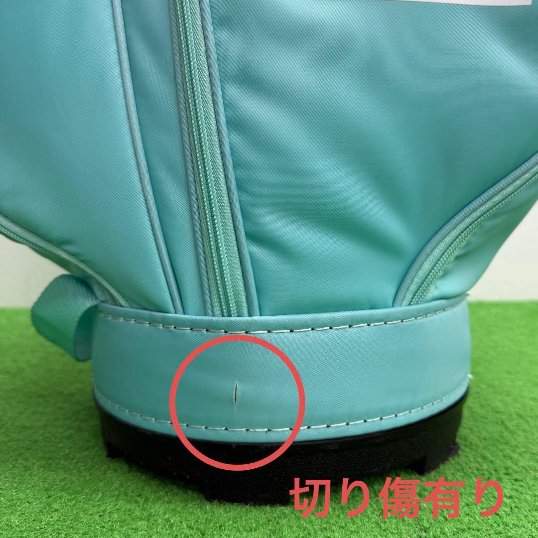 TaylorMade　キャディバッグ　水色　ゴルフバック　8インチ