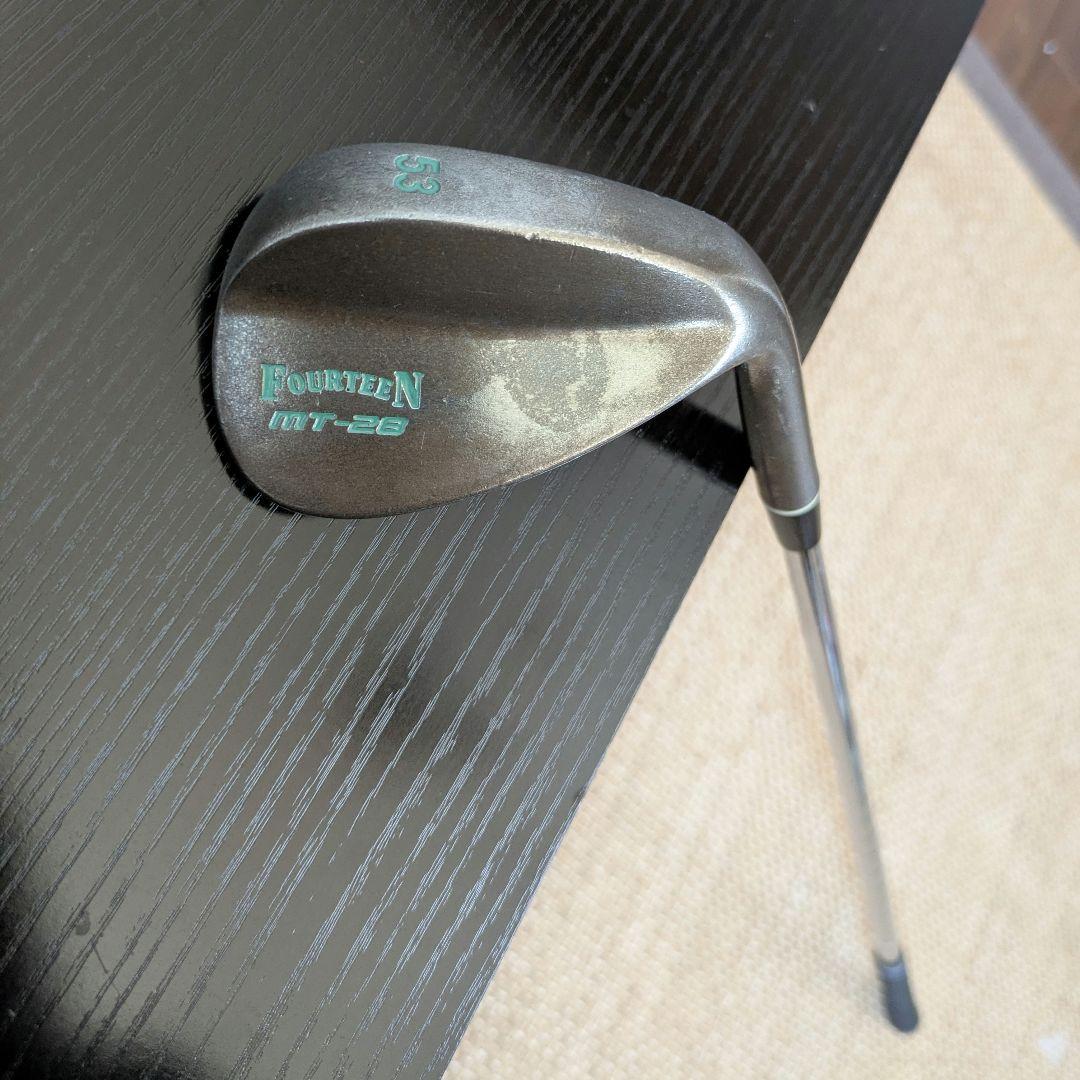 フォーティーンAWアプローチウェッジ53°ゴルフクラブ初心者グリップ新品S中古