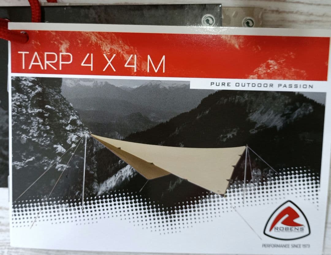 ローベンスクロンダイクと未使用タープ4X4M