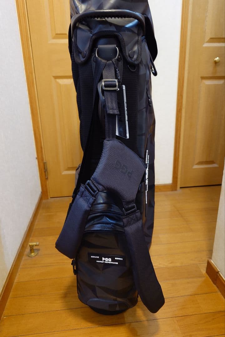 PGC ゴルフバッグ ブラック 迷彩柄