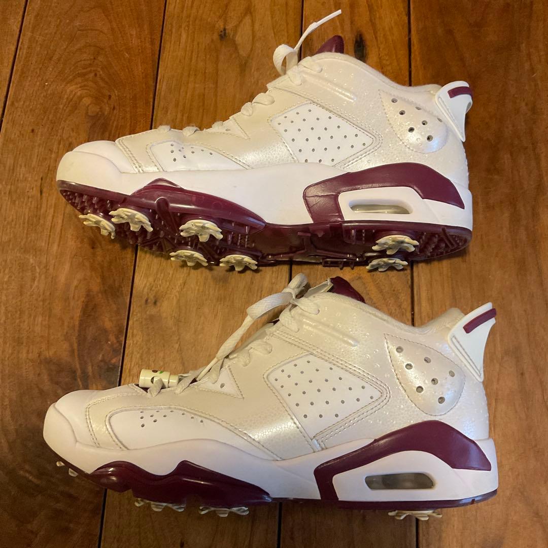 ナイキNIKE エアジョーダン6 RETRO LOW GOLF NRG ボルドー