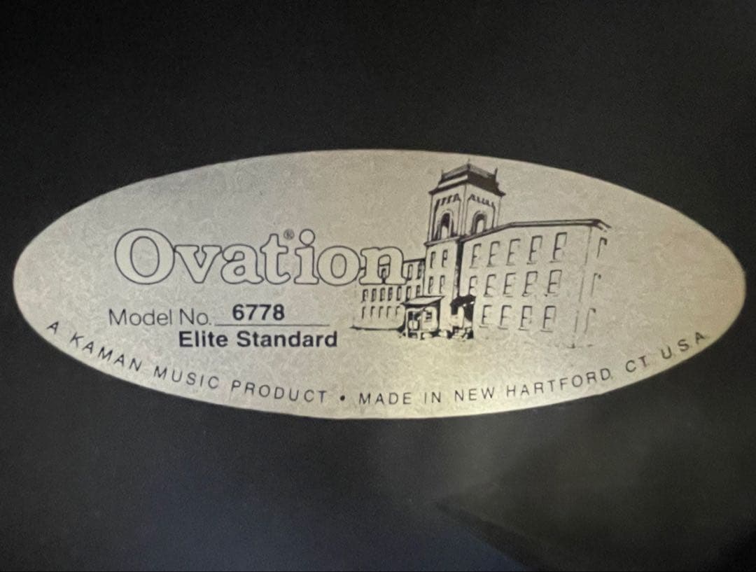 ギター Ovation USA 6778 Elite Standard