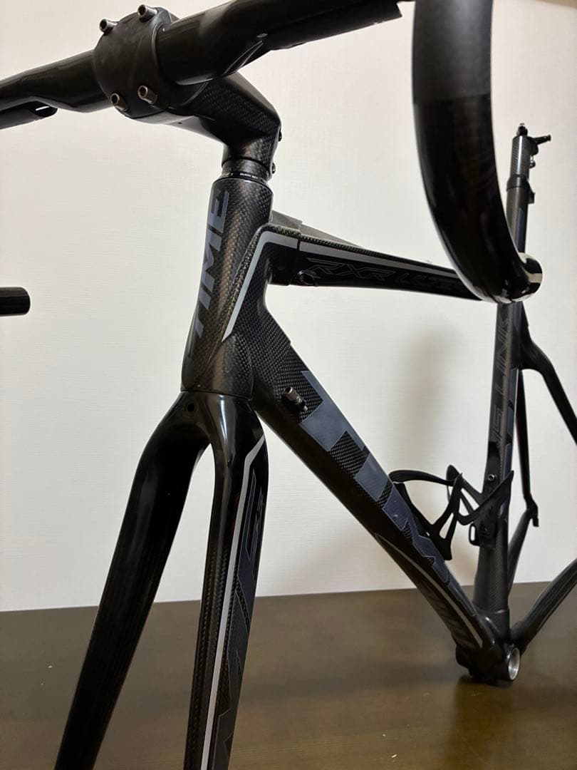 TIME カーボン ロードバイクフレーム ブラック　RXR VIPカラー