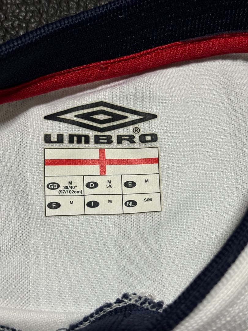アンブロ　umbro サッカーシャツ　イングランド代表　M スポーツ
