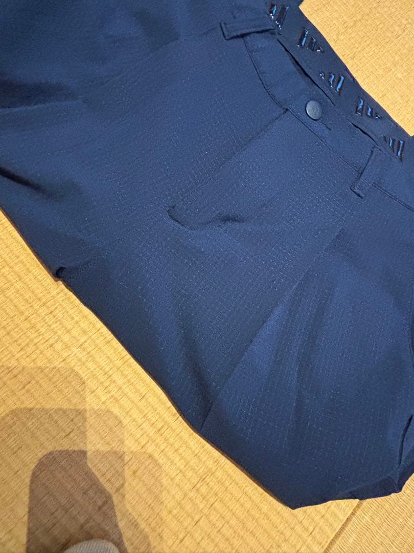 adidas メンズ ゴルフパンツ ネイビー 82
