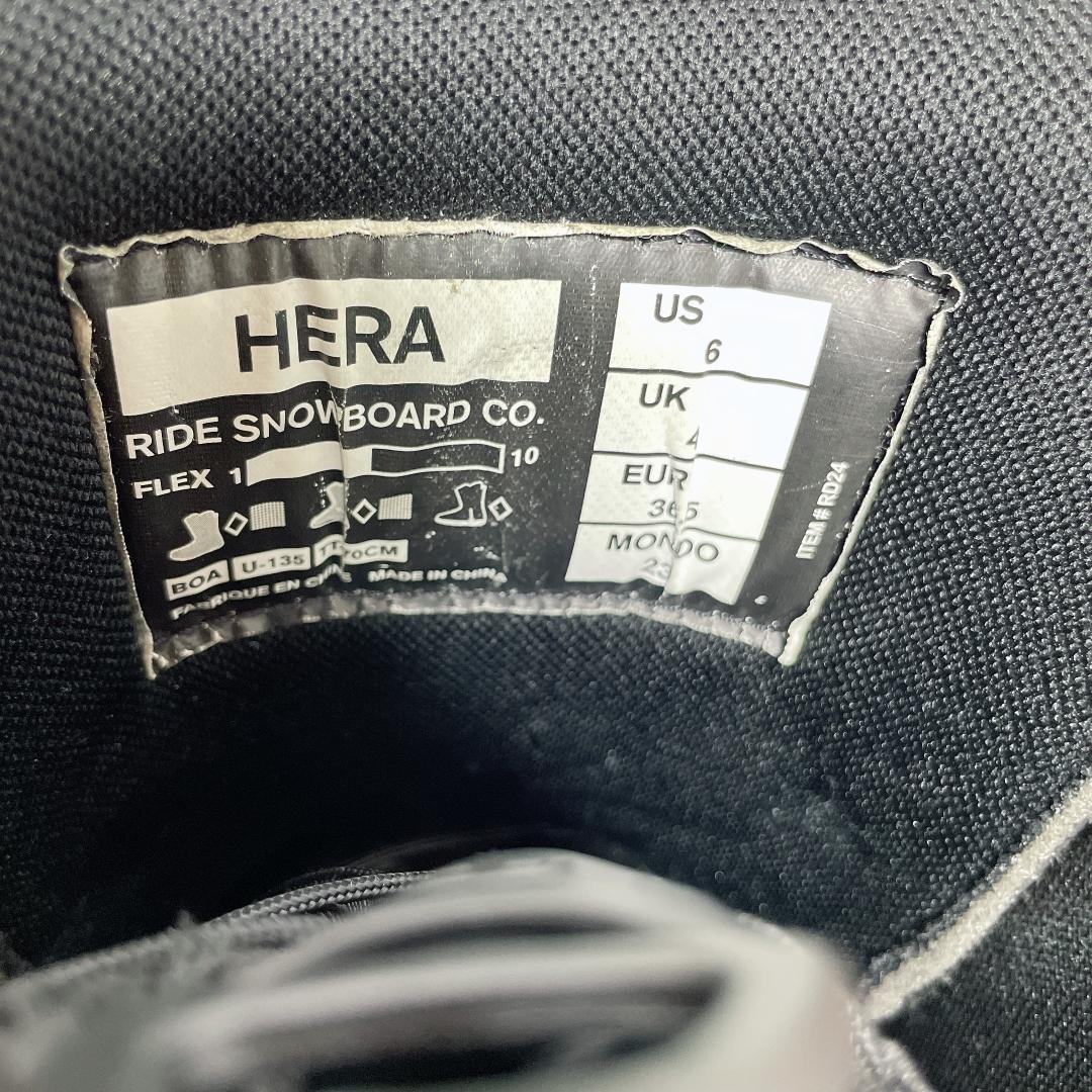 【超美品】スノーボード ブーツ「RIDE HERA 24-25」23cm BOA