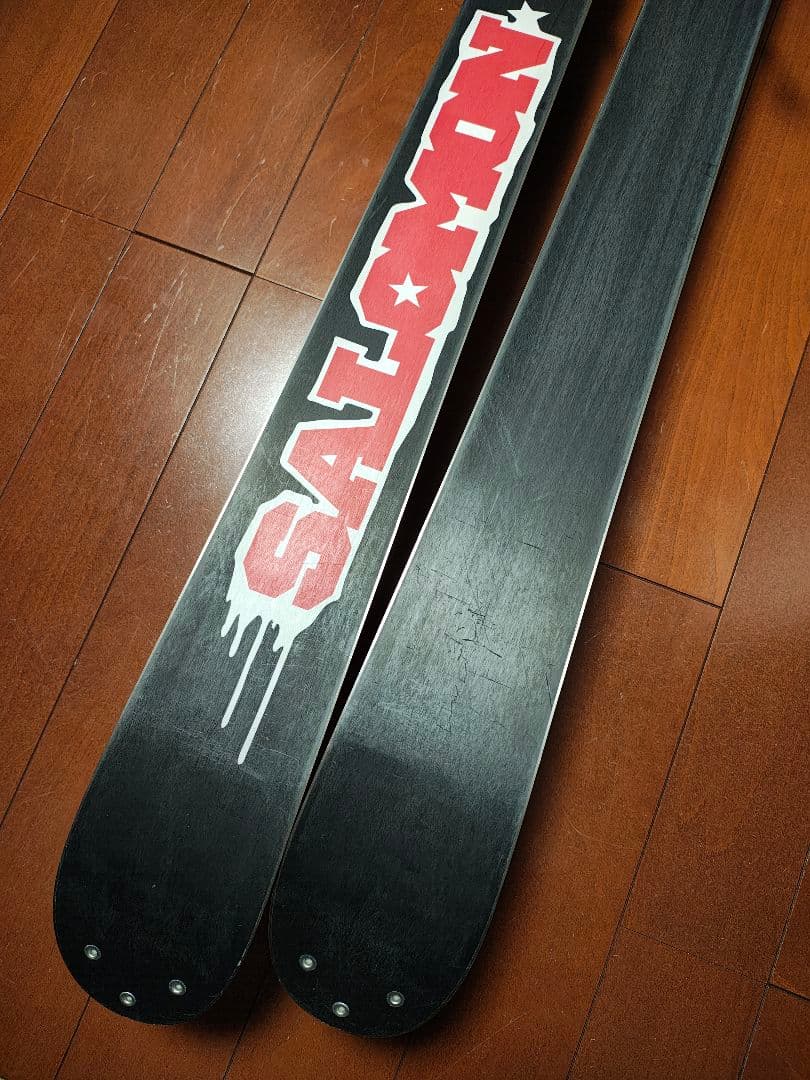 【ファットスキー☆】180cm　SALOMONスキーセット♪　送料無料！
