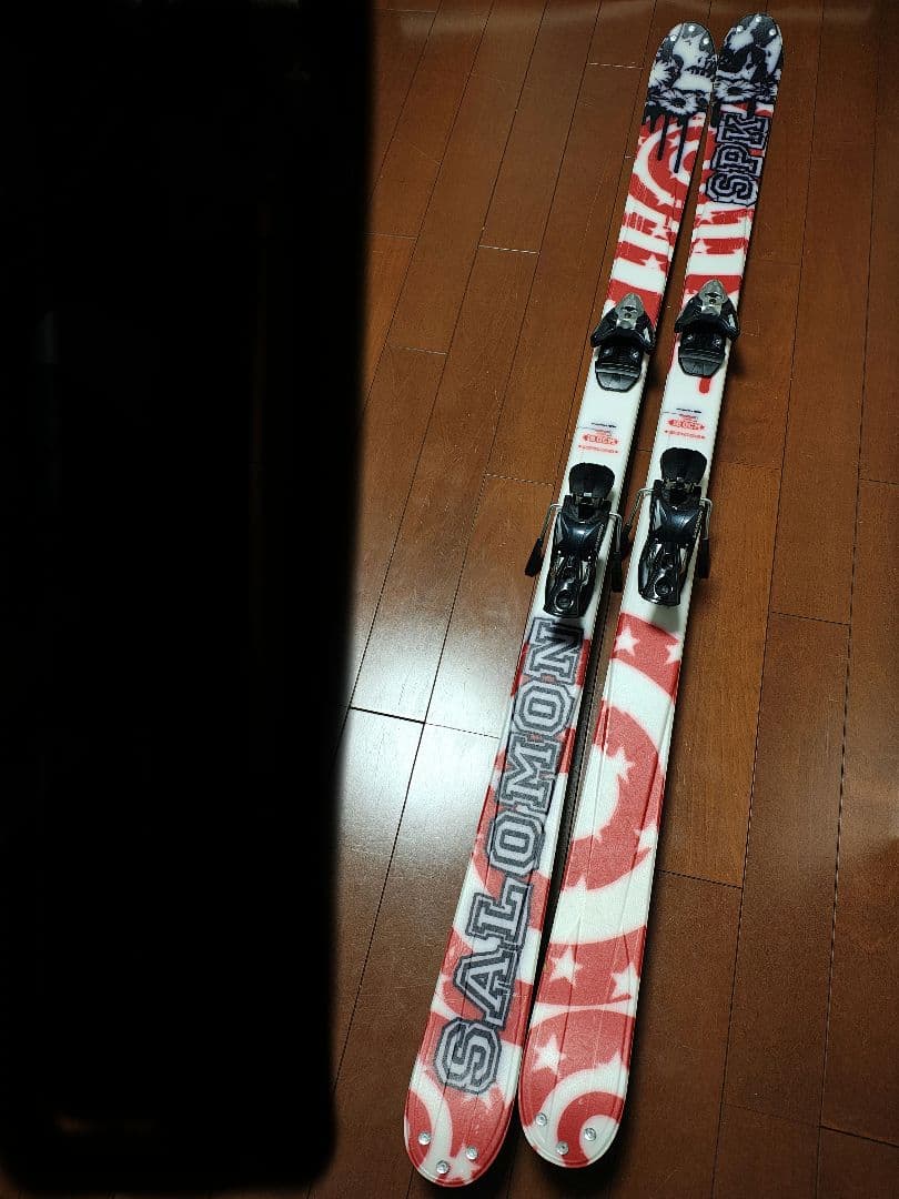 【ファットスキー☆】180cm　SALOMONスキーセット♪　送料無料！