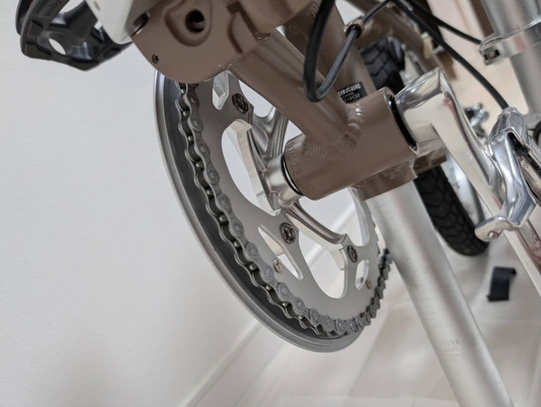 CAPTAIN STAG 折りたたみ自転車カーキ１４インチ