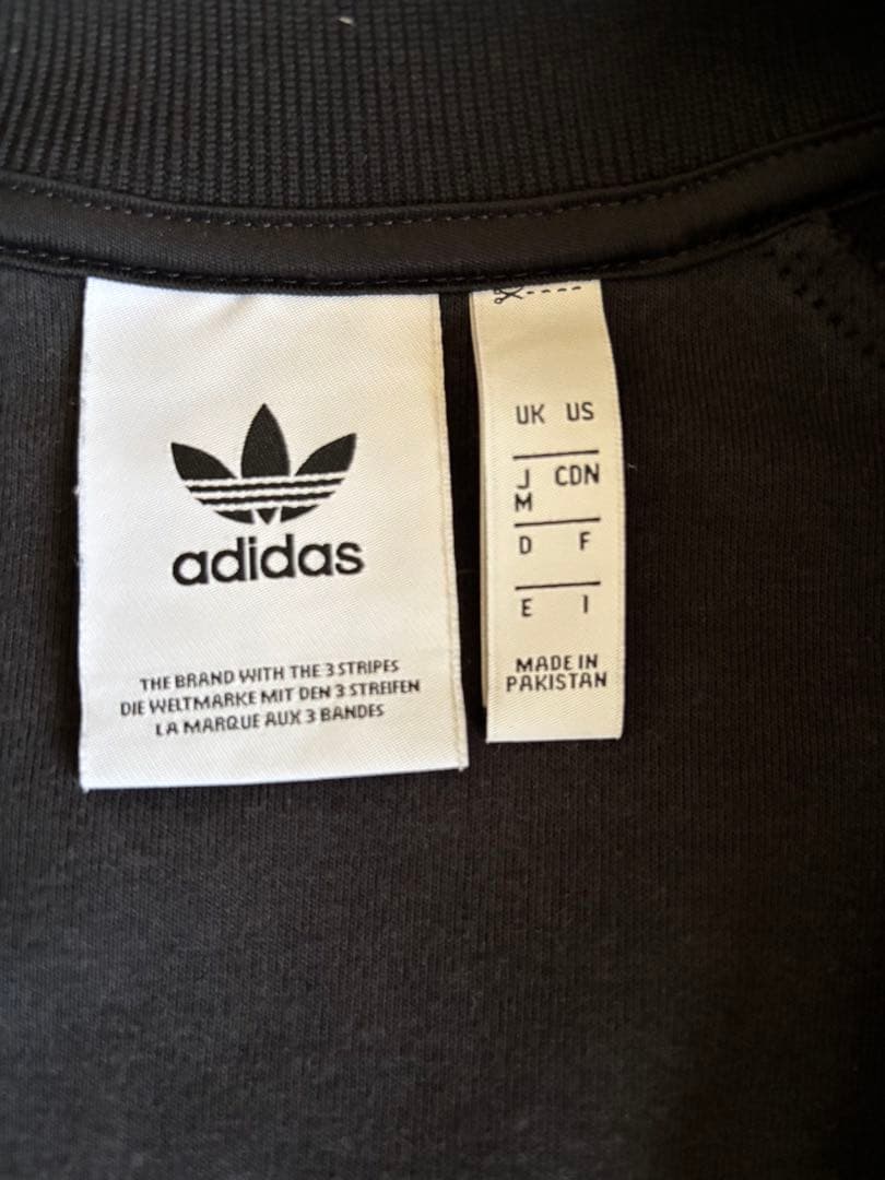 アディダス adidas クラシック SST トラックジャケット ジャージ 黒