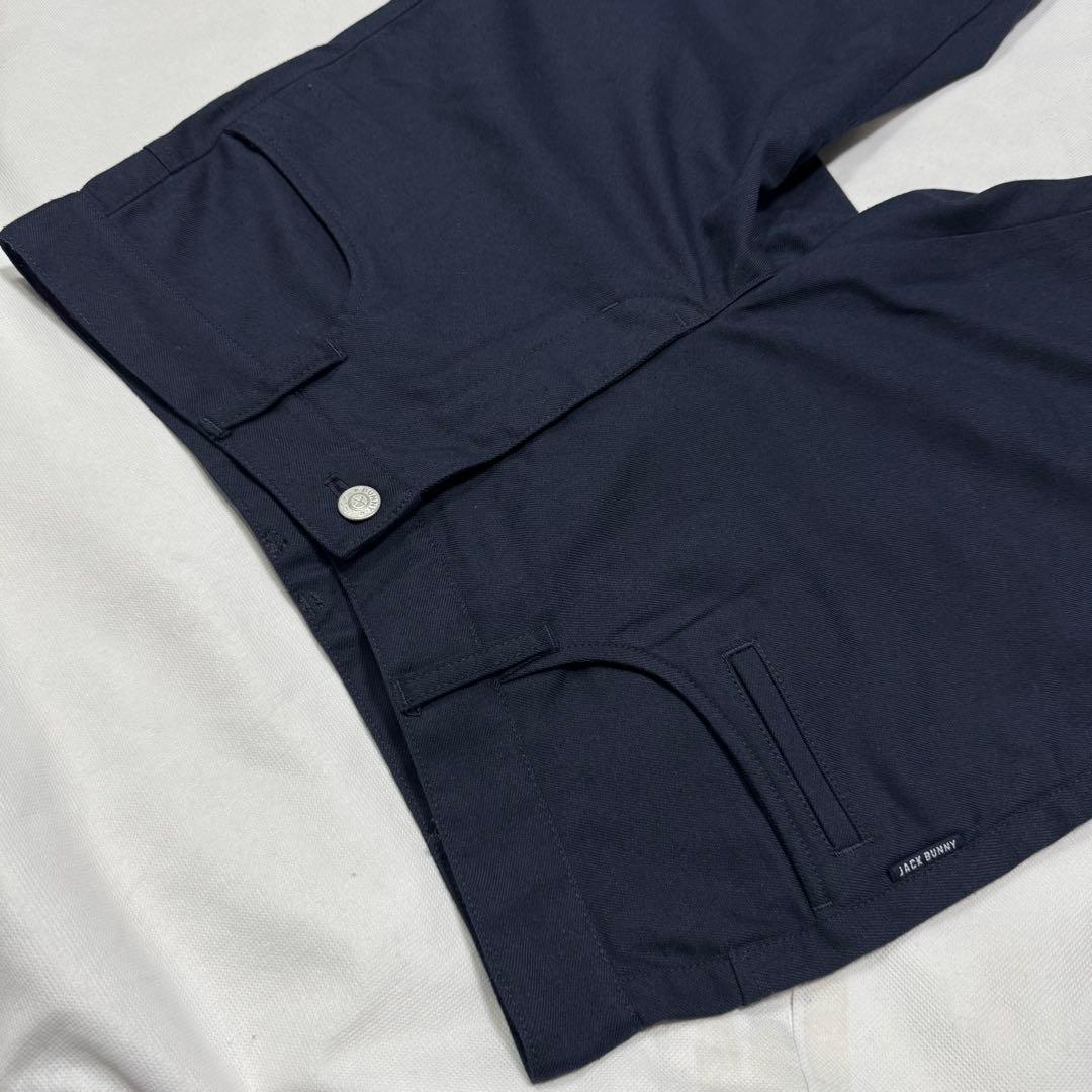 ジャックバニー 美品 4 ゴルフ パンツ Jack Bunnyネイビー レア