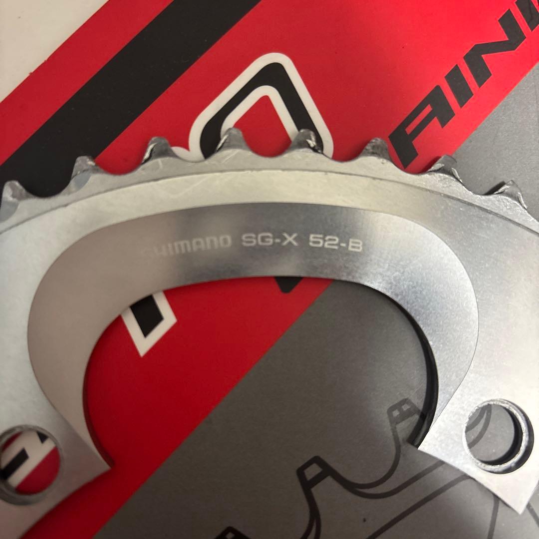 美品 SHIMANO DURA-ACE 7800 チェーンリング 52-39t