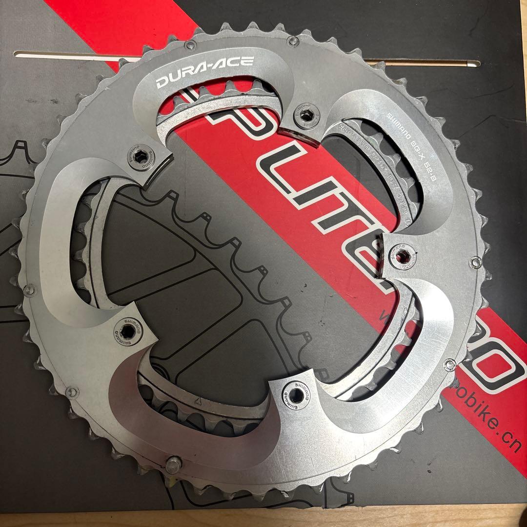 美品 SHIMANO DURA-ACE 7800 チェーンリング 52-39t
