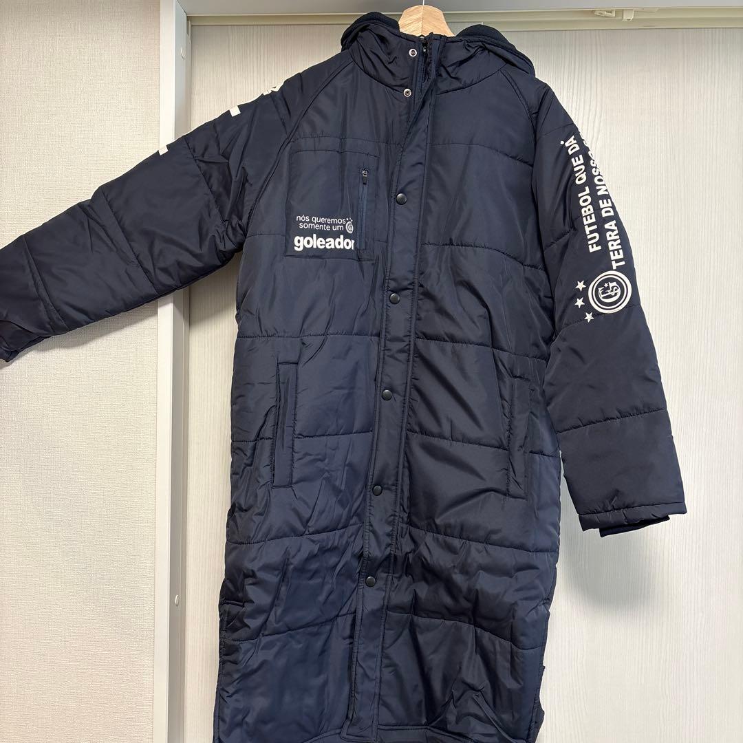 goleador 新品未使用 フード付きネイビー ベンチコート