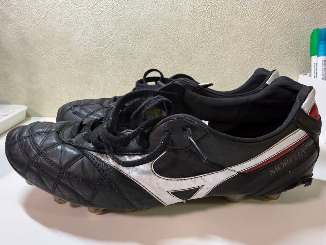 Mizuno Morelia サッカーシューズ ブラック/ホワイト