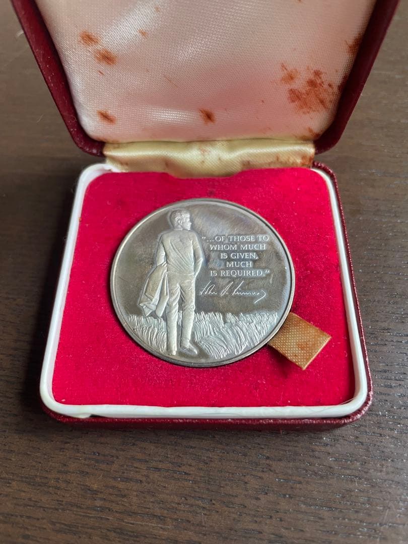 ジョン・F・ケネディ 記念メダル　銀貨 フランクリンミント