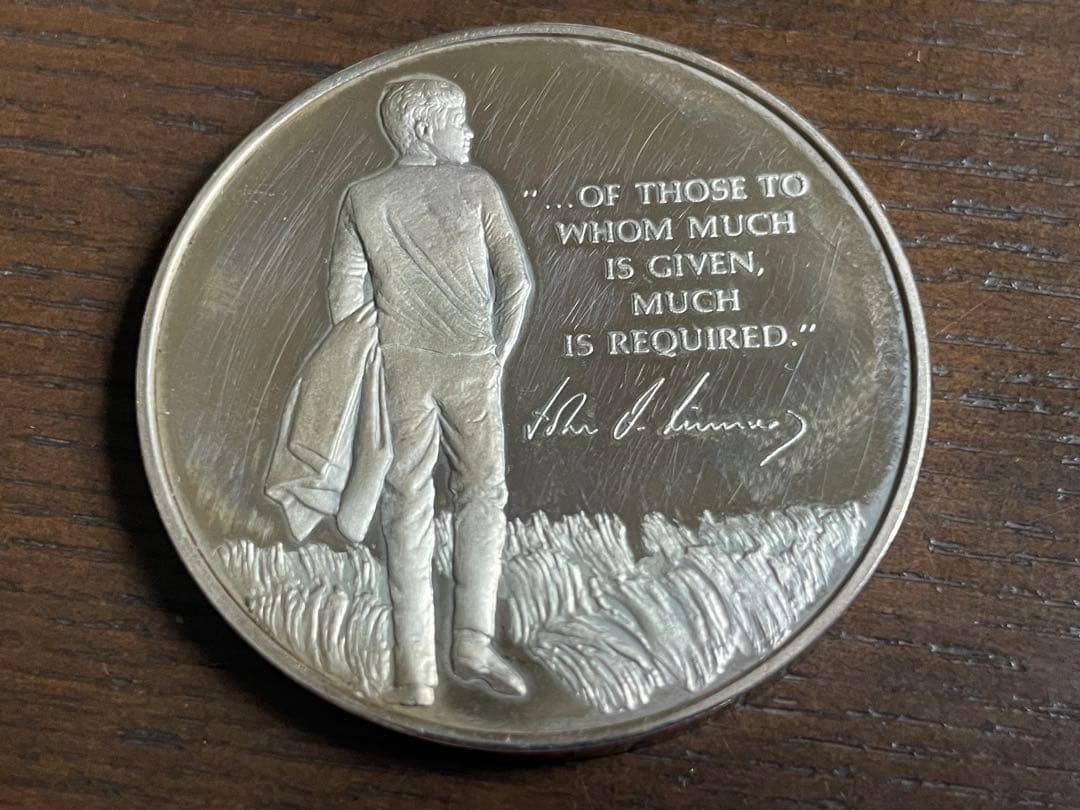 ジョン・F・ケネディ 記念メダル　銀貨 フランクリンミント