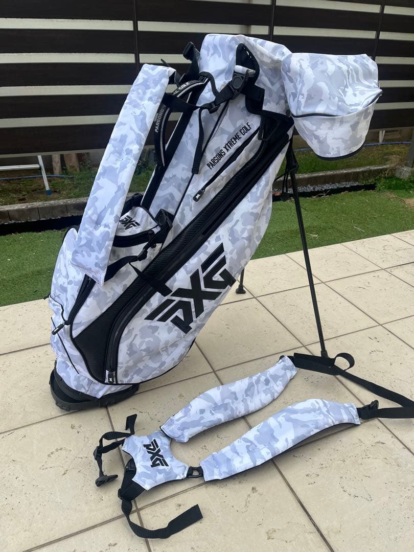 PXG キャディバックFAlRWAY CAMOスタンド式