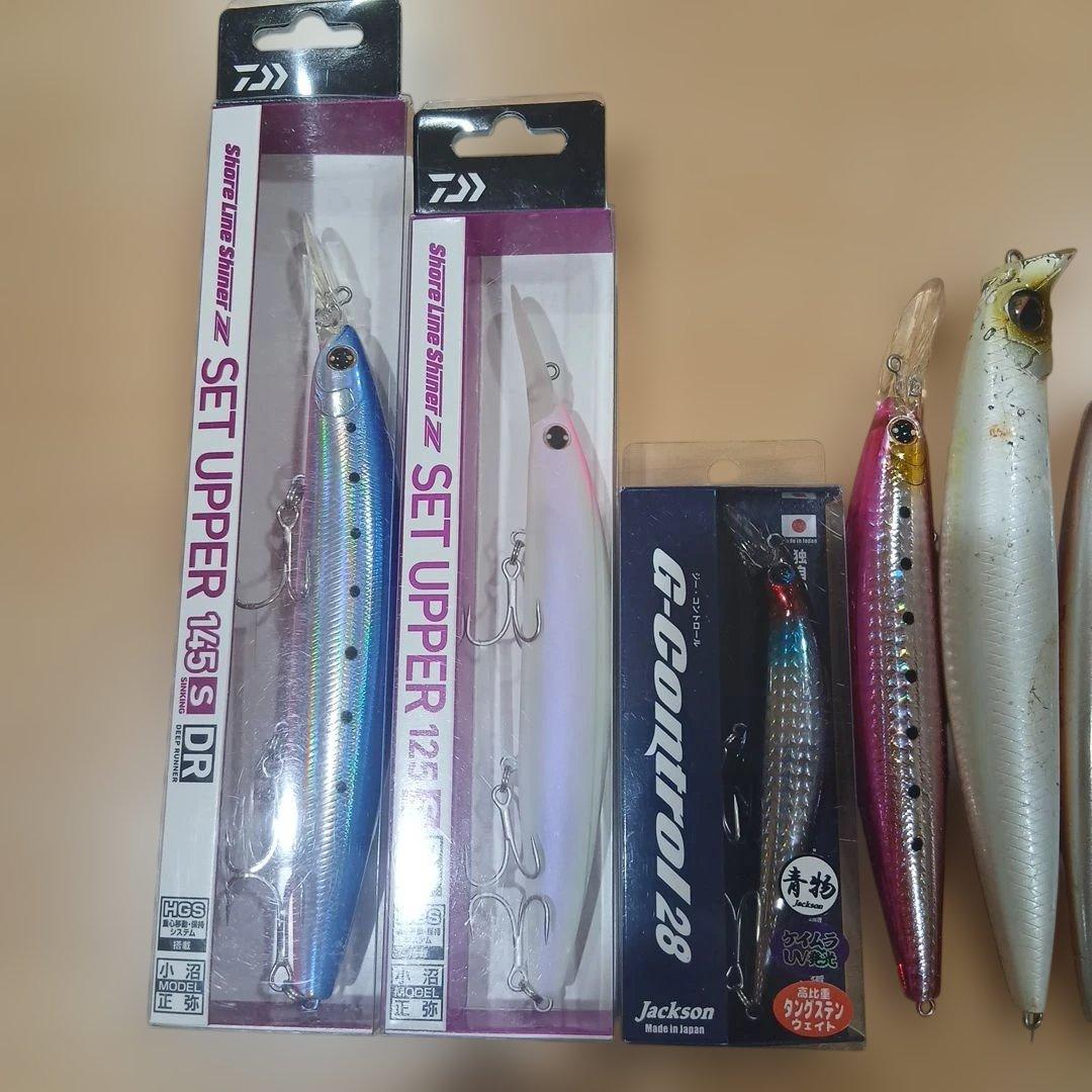 サーフ　シーバス　青物　ルアーセットまとめ　セットアッパー　モンスターショット