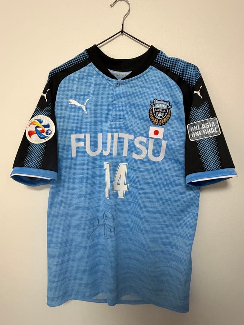 憲剛2008年AFC サイン入りサッカーユニフォーム