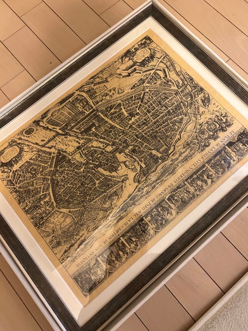 パリの歴史的地図　Knot antiques