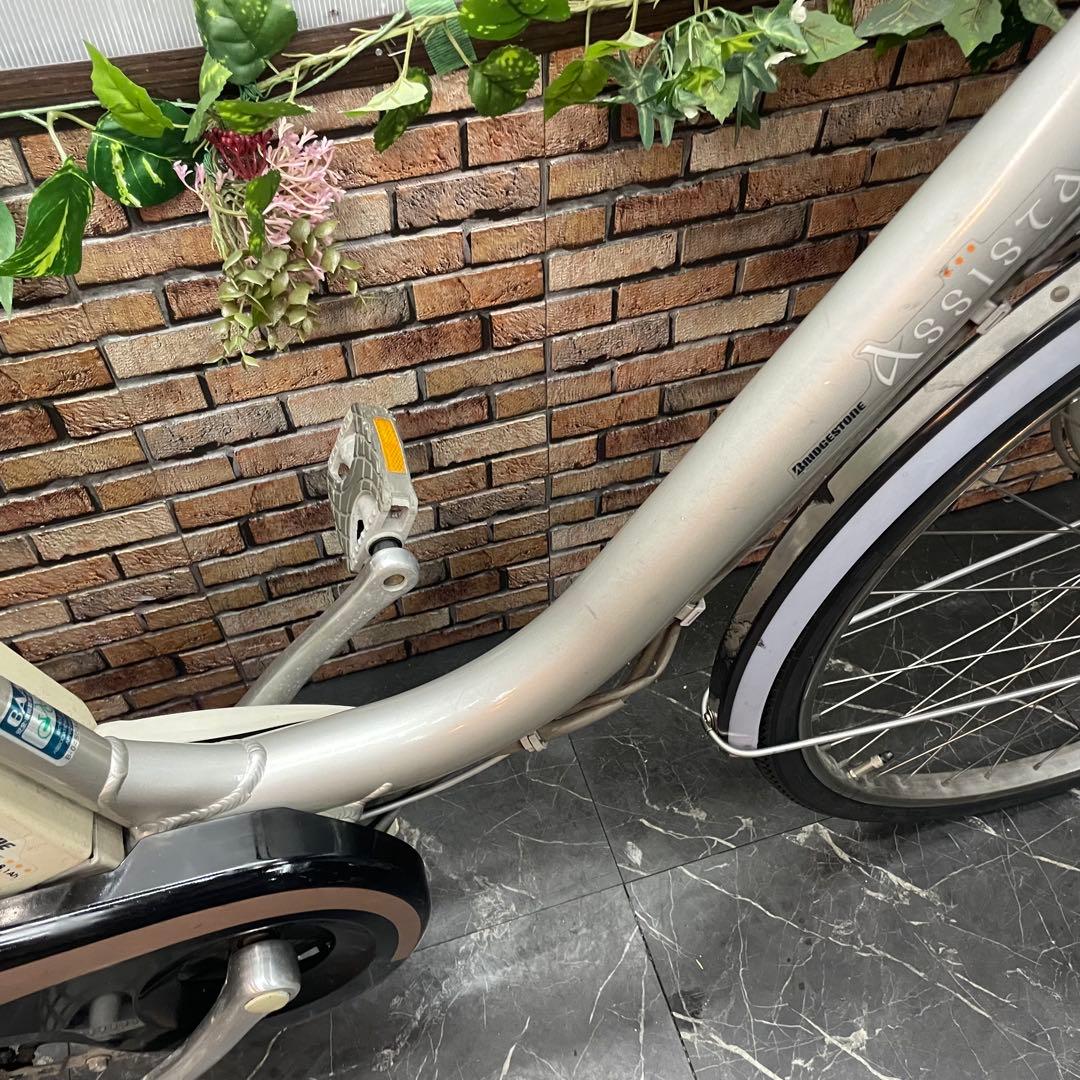 【14】電動自転車 ブリヂストン Assista シルバー 26インチ
